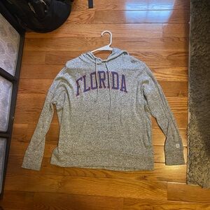 Gray Women's Hoodie Sweater